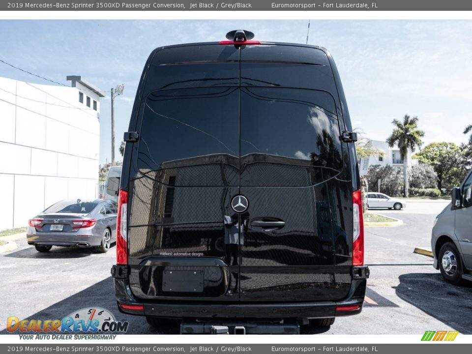 2019 Mercedes-Benz Sprinter 3500XD Passenger Conversion Jet Black / Grey/Black Photo #9