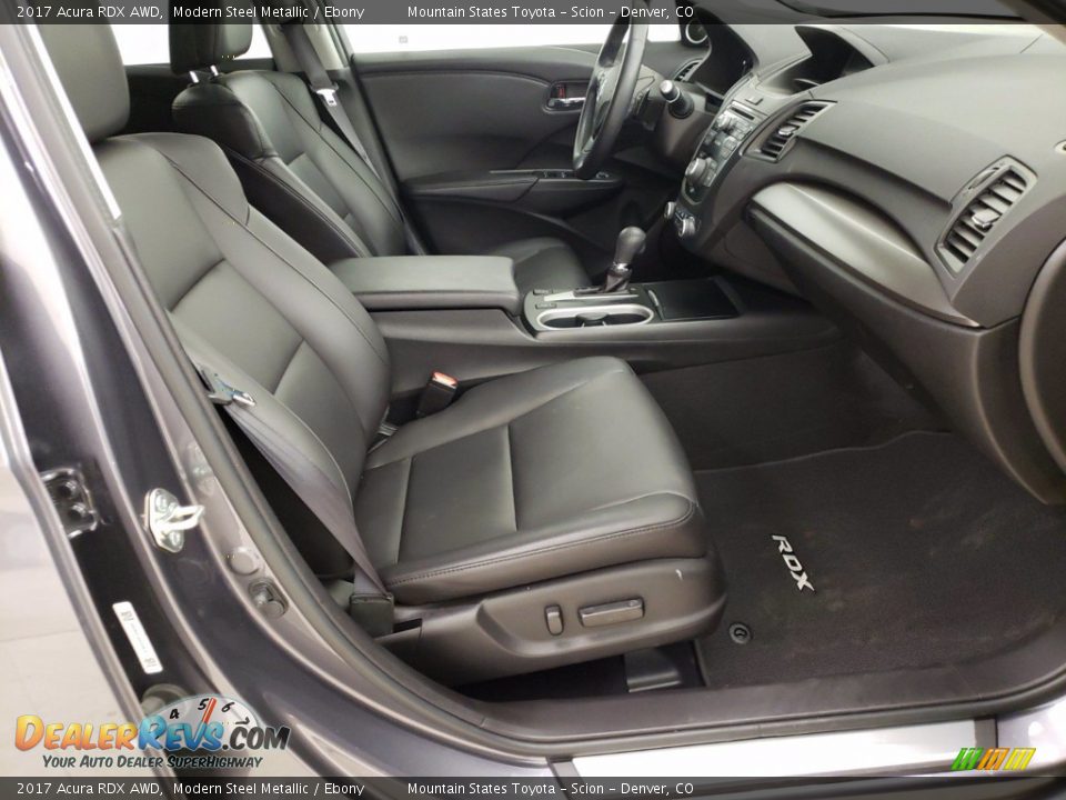 2017 Acura RDX AWD Modern Steel Metallic / Ebony Photo #14