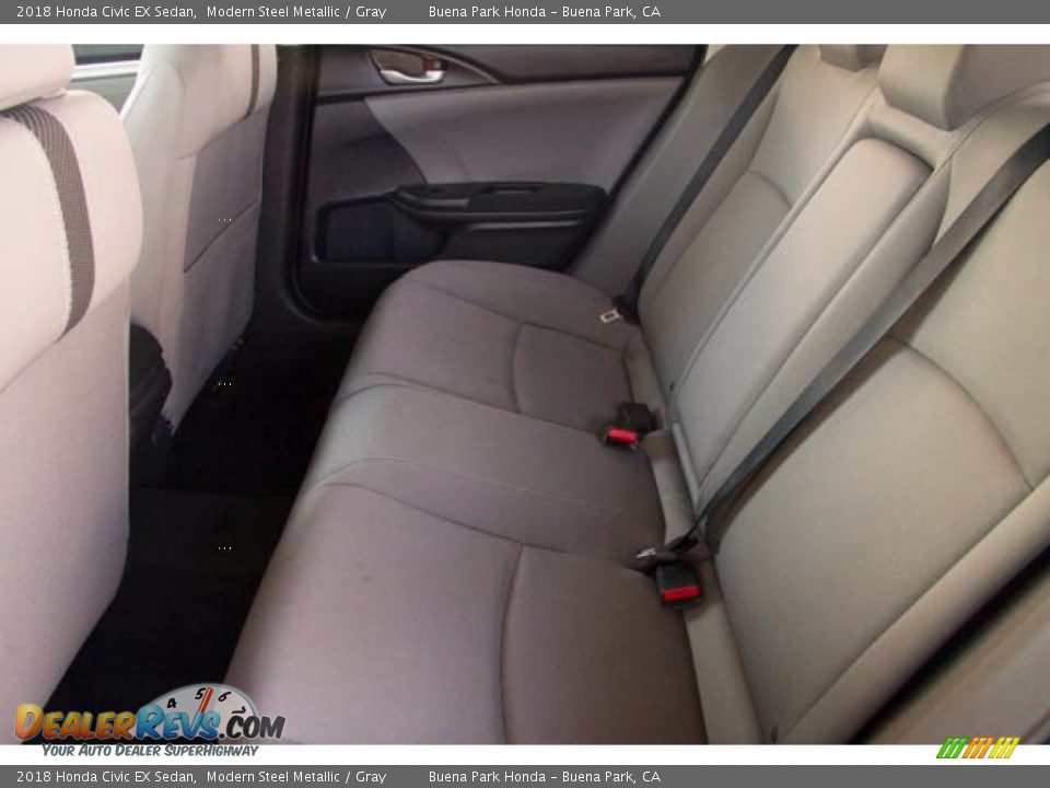2018 Honda Civic EX Sedan Modern Steel Metallic / Gray Photo #4