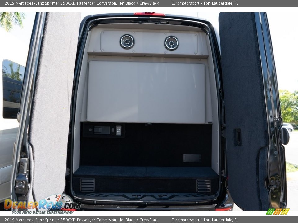 2019 Mercedes-Benz Sprinter 3500XD Passenger Conversion Jet Black / Grey/Black Photo #12