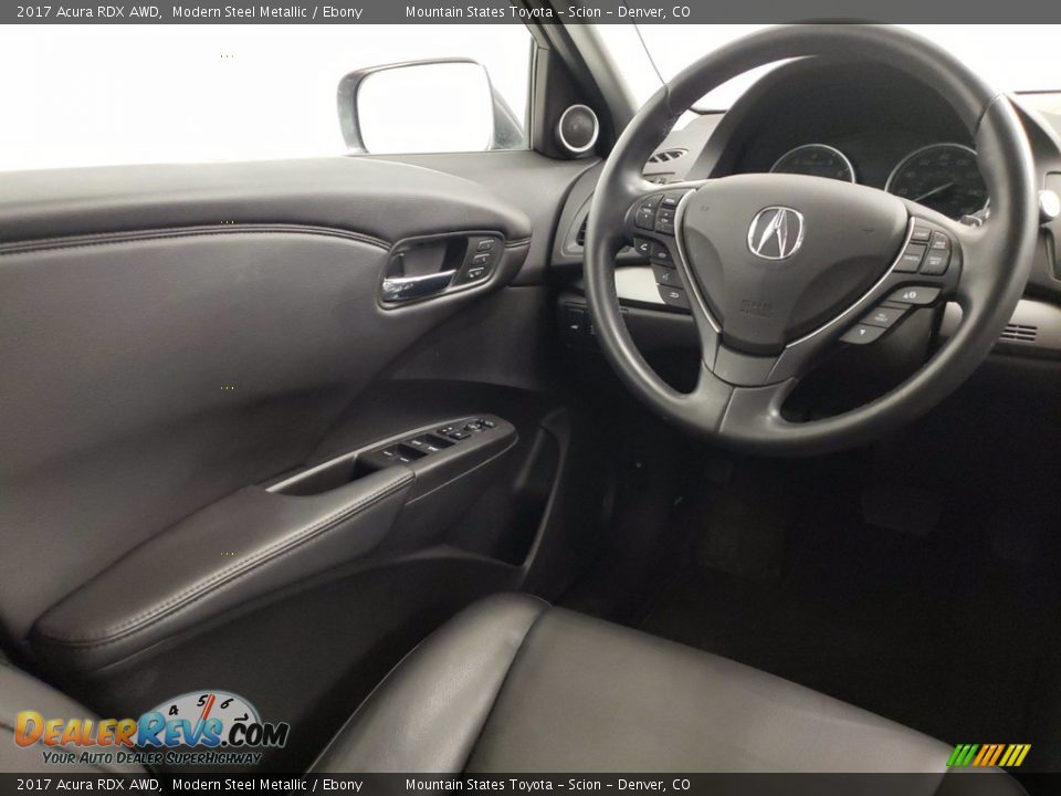 2017 Acura RDX AWD Modern Steel Metallic / Ebony Photo #16