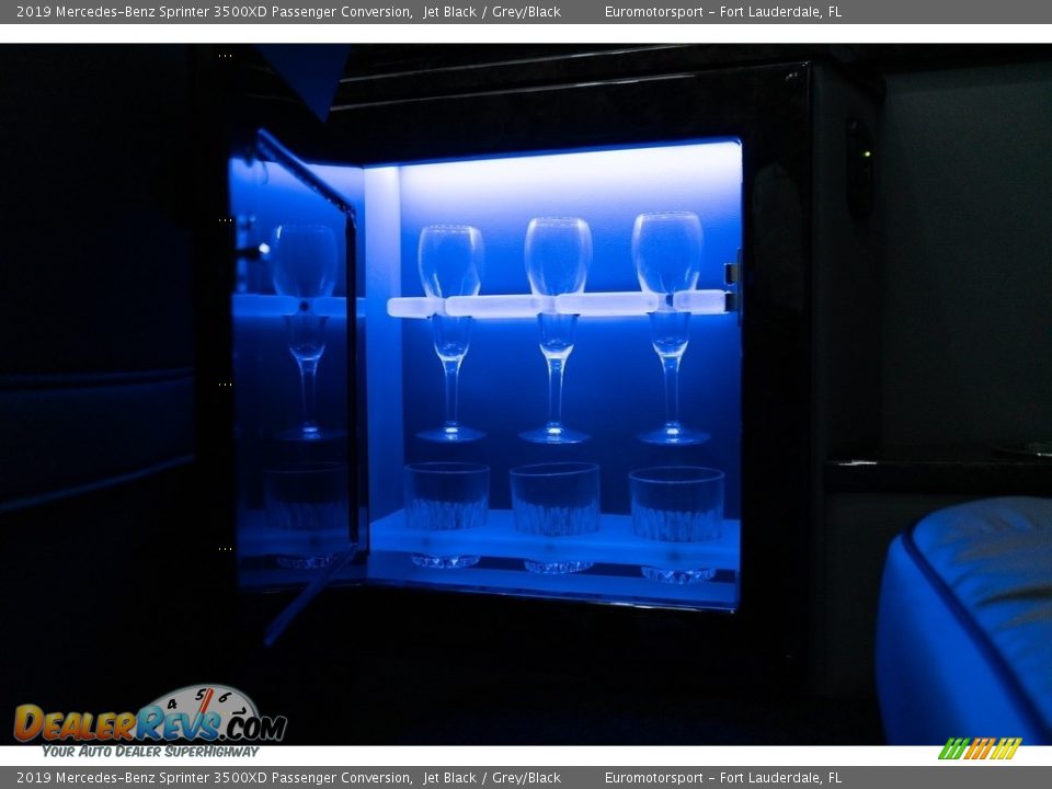 2019 Mercedes-Benz Sprinter 3500XD Passenger Conversion Jet Black / Grey/Black Photo #13