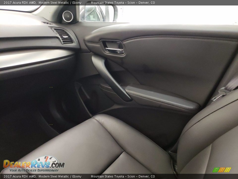 2017 Acura RDX AWD Modern Steel Metallic / Ebony Photo #18