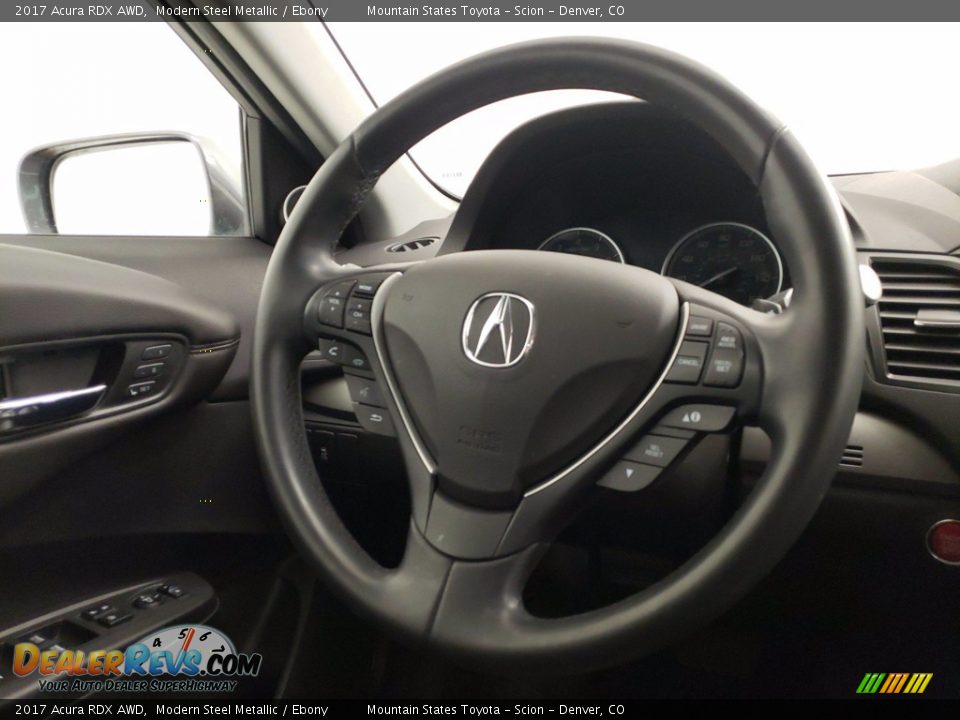 2017 Acura RDX AWD Modern Steel Metallic / Ebony Photo #20