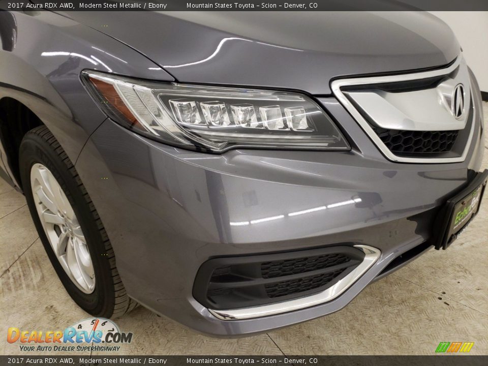 2017 Acura RDX AWD Modern Steel Metallic / Ebony Photo #21