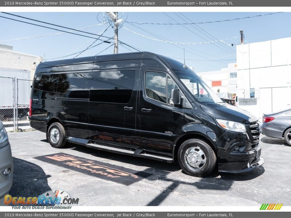 Jet Black 2019 Mercedes-Benz Sprinter 3500XD Passenger Conversion Photo #19