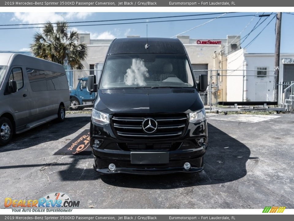 2019 Mercedes-Benz Sprinter 3500XD Passenger Conversion Jet Black / Grey/Black Photo #21