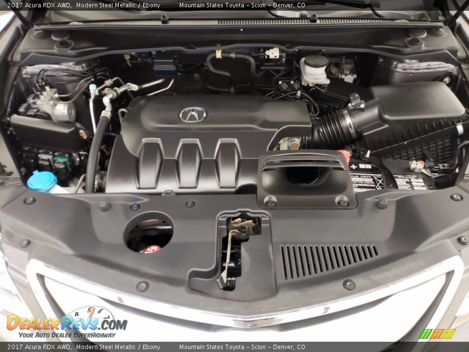 2017 Acura RDX AWD Modern Steel Metallic / Ebony Photo #24