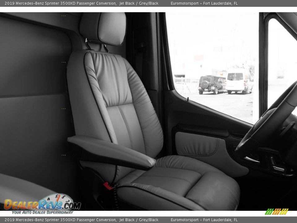 Front Seat of 2019 Mercedes-Benz Sprinter 3500XD Passenger Conversion Photo #24