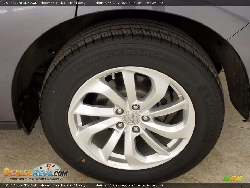 2017 Acura RDX AWD Modern Steel Metallic / Ebony Photo #26