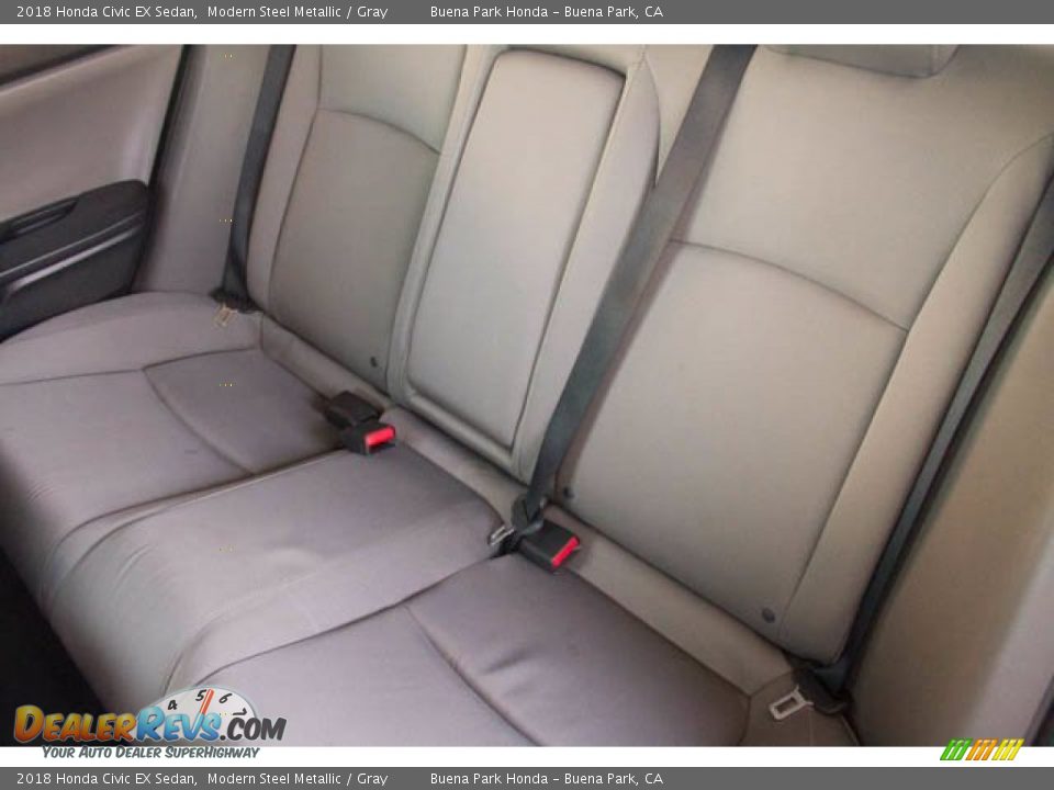 2018 Honda Civic EX Sedan Modern Steel Metallic / Gray Photo #22