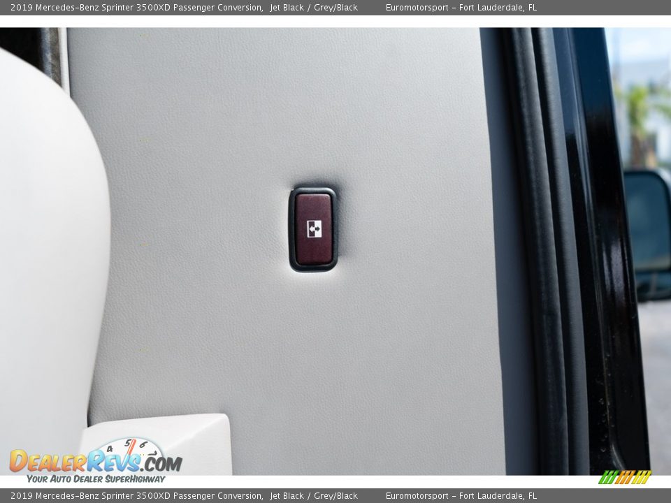 2019 Mercedes-Benz Sprinter 3500XD Passenger Conversion Jet Black / Grey/Black Photo #27