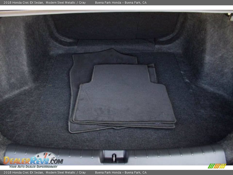 2018 Honda Civic EX Sedan Modern Steel Metallic / Gray Photo #23