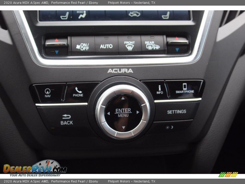 2020 Acura MDX A Spec AWD Performance Red Pearl / Ebony Photo #22