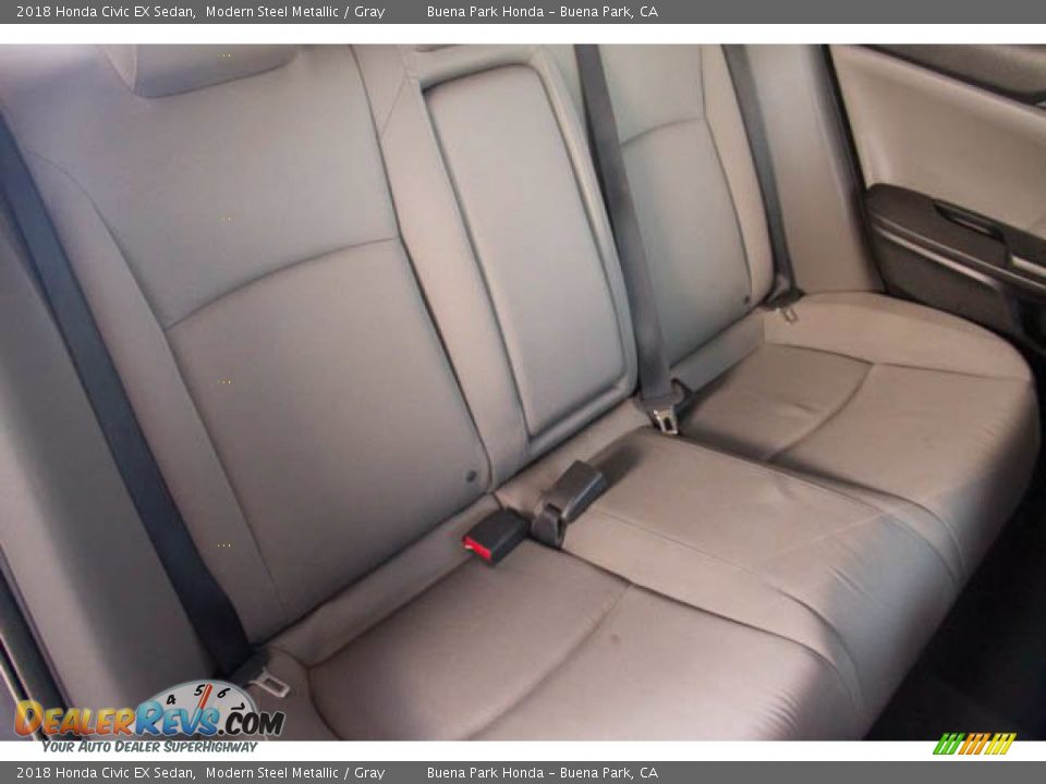 2018 Honda Civic EX Sedan Modern Steel Metallic / Gray Photo #25