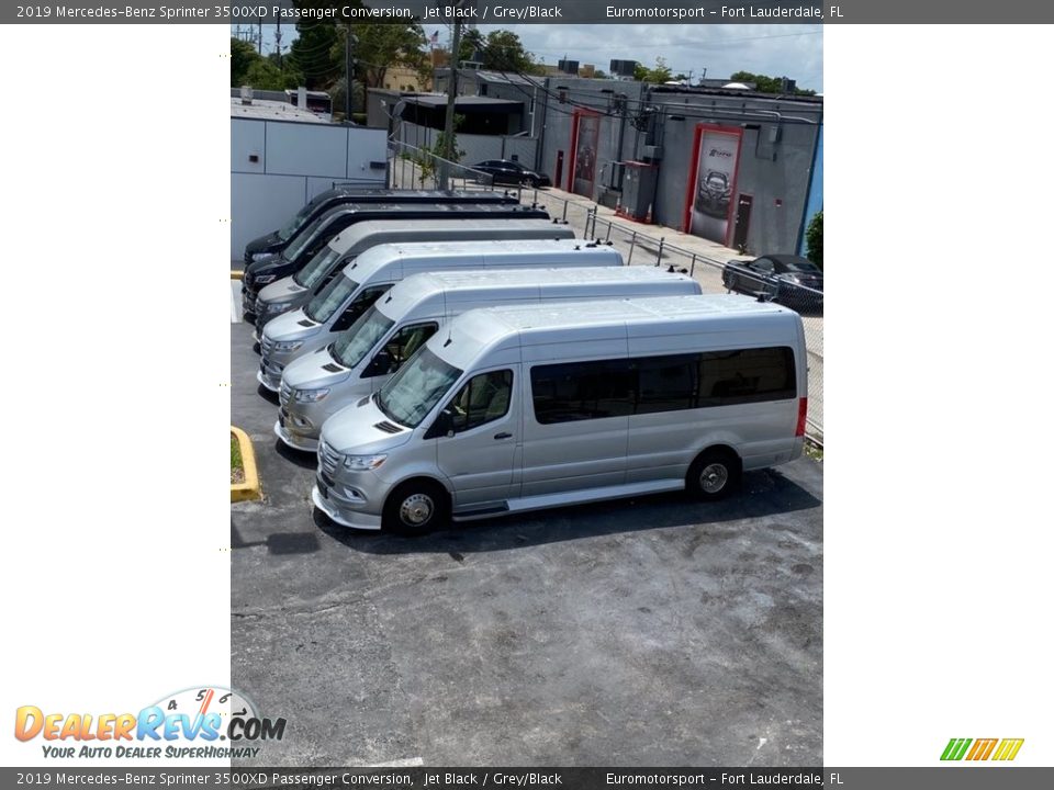 2019 Mercedes-Benz Sprinter 3500XD Passenger Conversion Jet Black / Grey/Black Photo #30