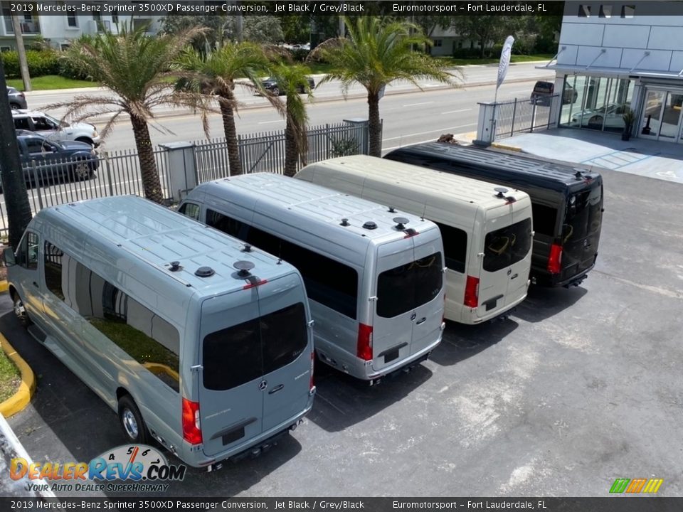 2019 Mercedes-Benz Sprinter 3500XD Passenger Conversion Jet Black / Grey/Black Photo #31