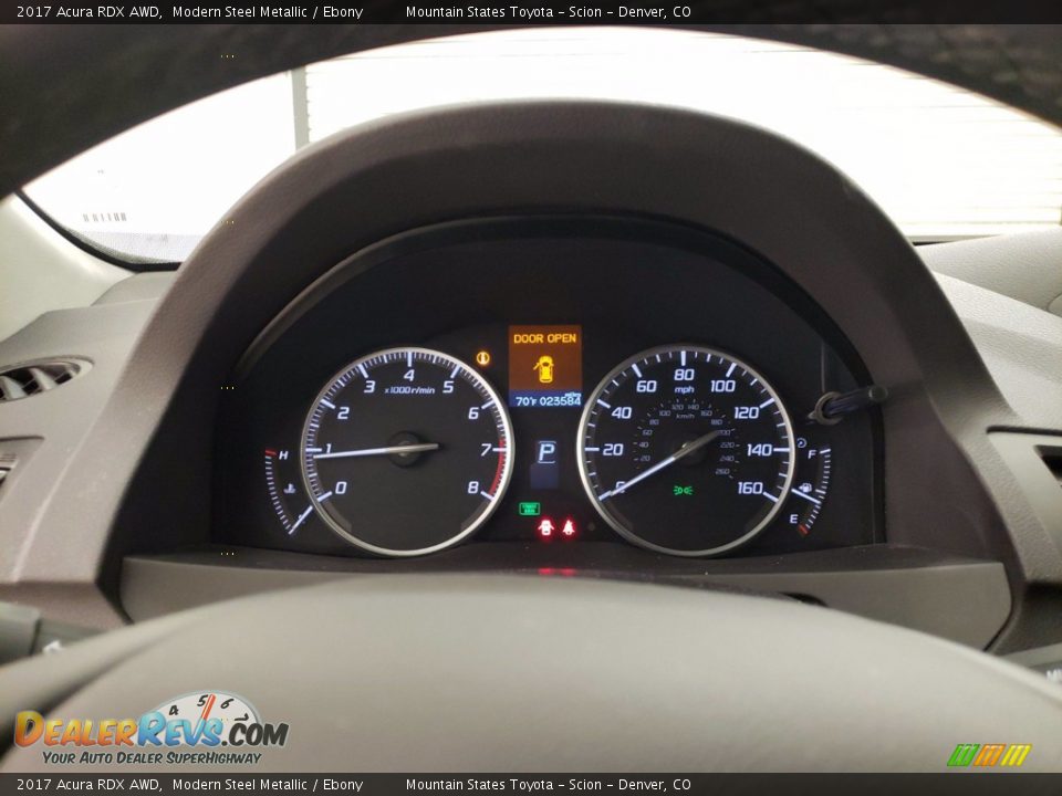 2017 Acura RDX AWD Modern Steel Metallic / Ebony Photo #33