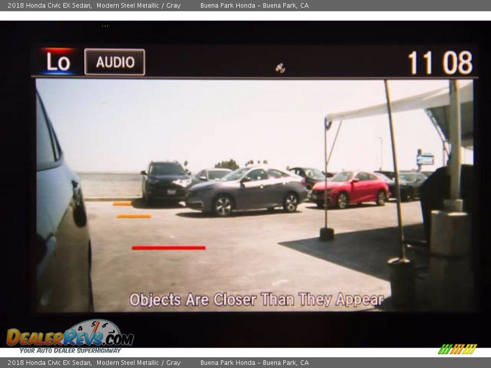 2018 Honda Civic EX Sedan Modern Steel Metallic / Gray Photo #30