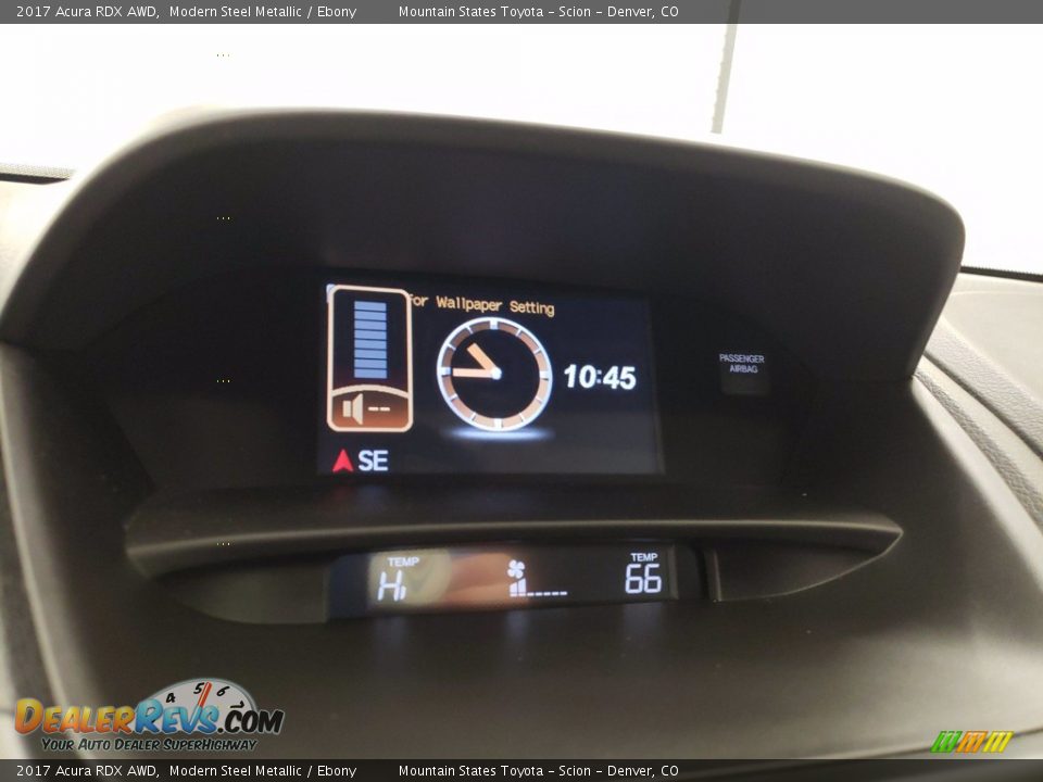 2017 Acura RDX AWD Modern Steel Metallic / Ebony Photo #35