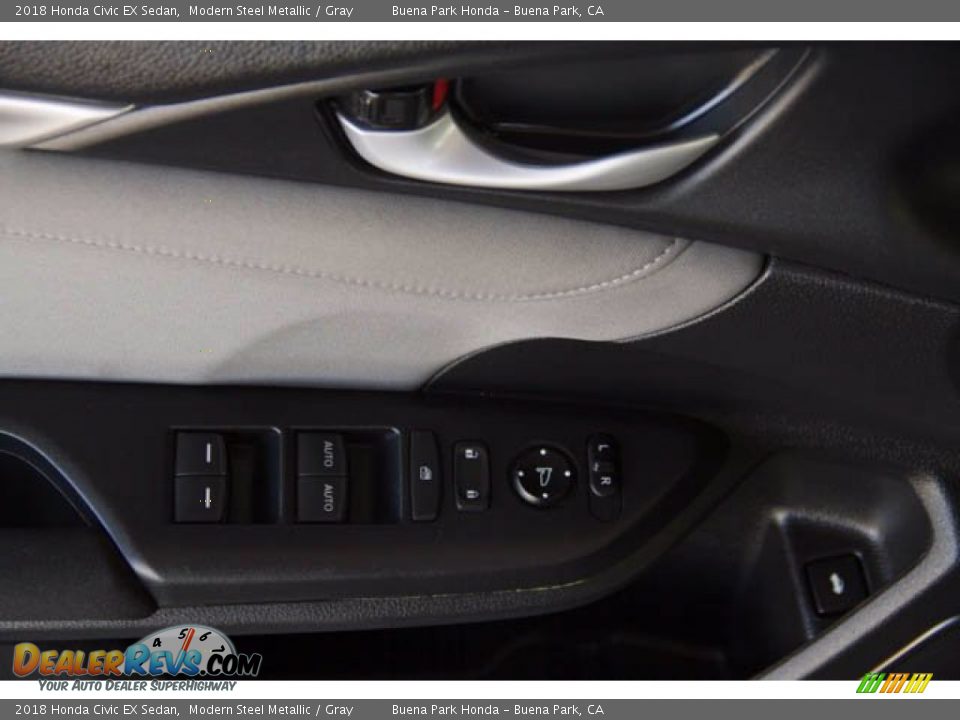2018 Honda Civic EX Sedan Modern Steel Metallic / Gray Photo #33