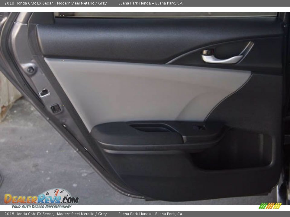 2018 Honda Civic EX Sedan Modern Steel Metallic / Gray Photo #34