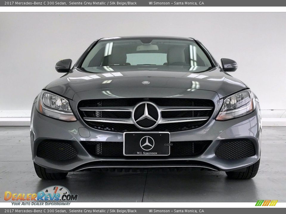 2017 Mercedes-Benz C 300 Sedan Selenite Grey Metallic / Silk Beige/Black Photo #2