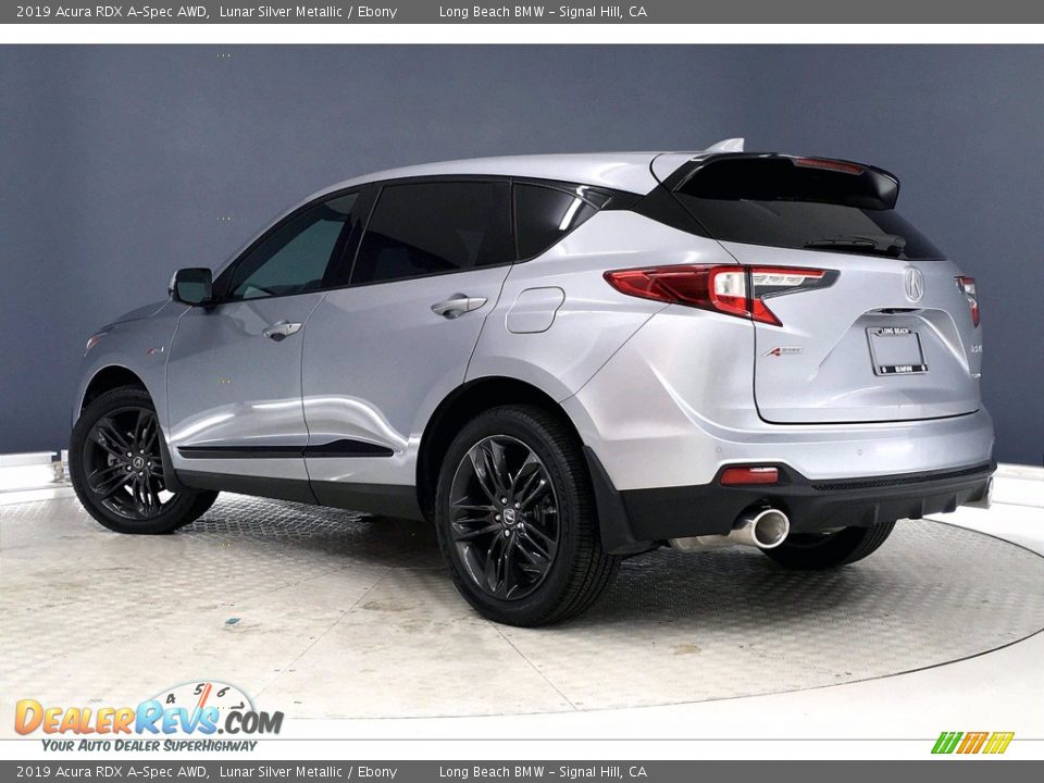 2019 Acura RDX A-Spec AWD Lunar Silver Metallic / Ebony Photo #10