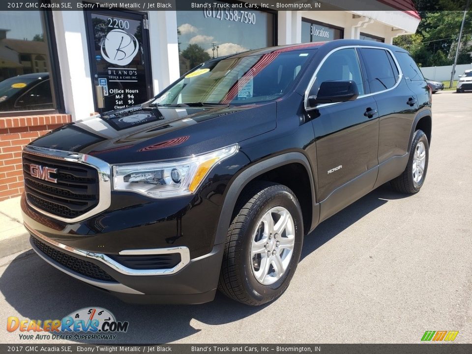 2017 GMC Acadia SLE Ebony Twilight Metallic / Jet Black Photo #2