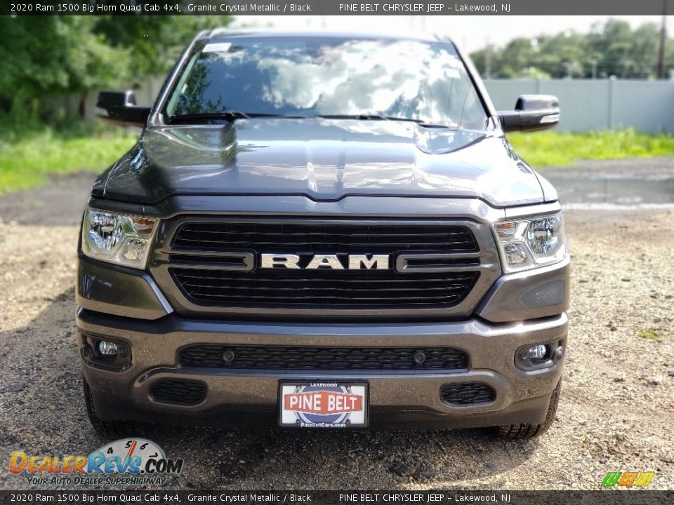 2020 Ram 1500 Big Horn Quad Cab 4x4 Granite Crystal Metallic / Black Photo #3