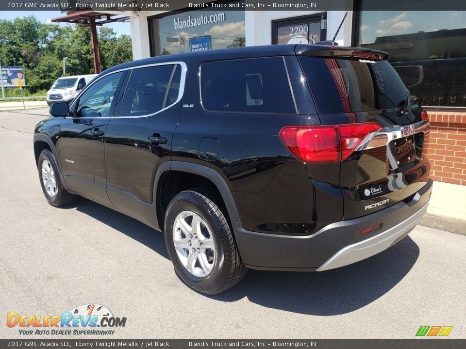 2017 GMC Acadia SLE Ebony Twilight Metallic / Jet Black Photo #29