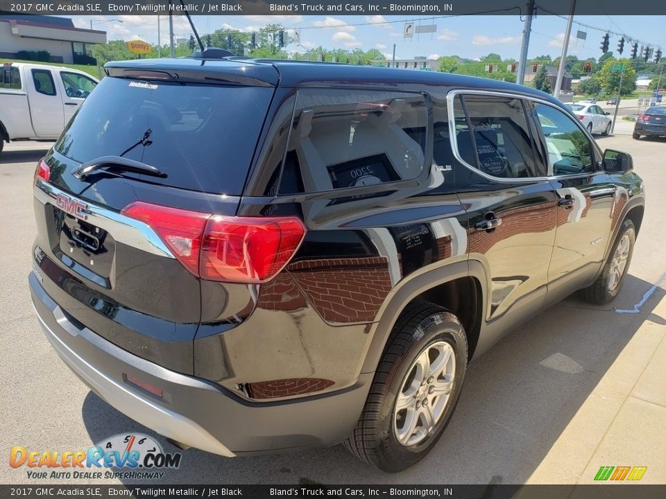 2017 GMC Acadia SLE Ebony Twilight Metallic / Jet Black Photo #34