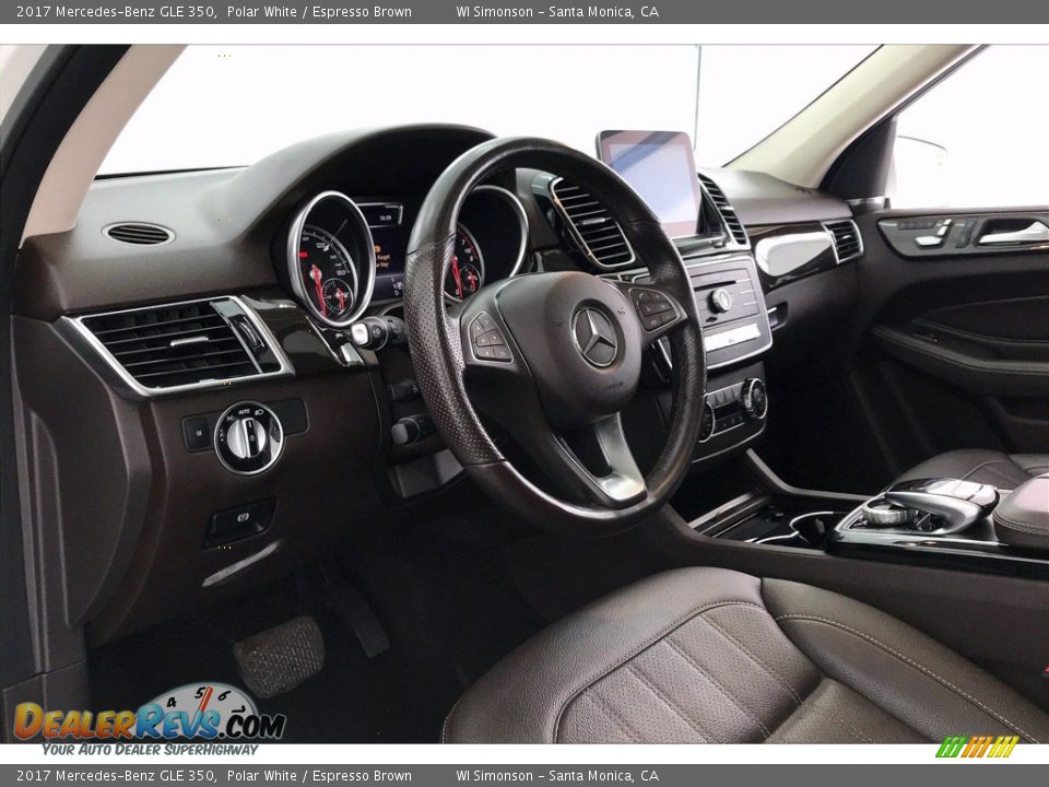 Espresso Brown Interior - 2017 Mercedes-Benz GLE 350 Photo #22