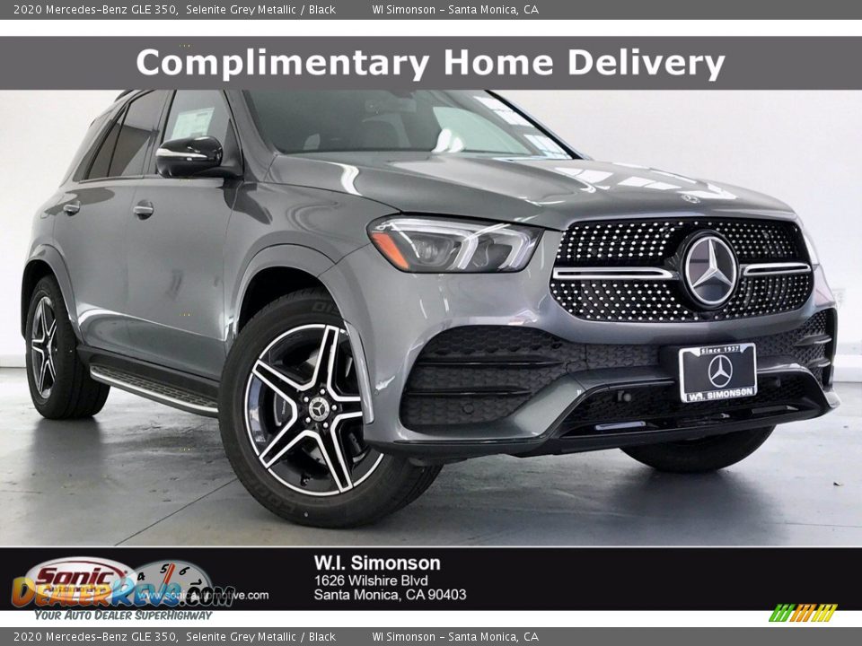 2020 Mercedes-Benz GLE 350 Selenite Grey Metallic / Black Photo #1
