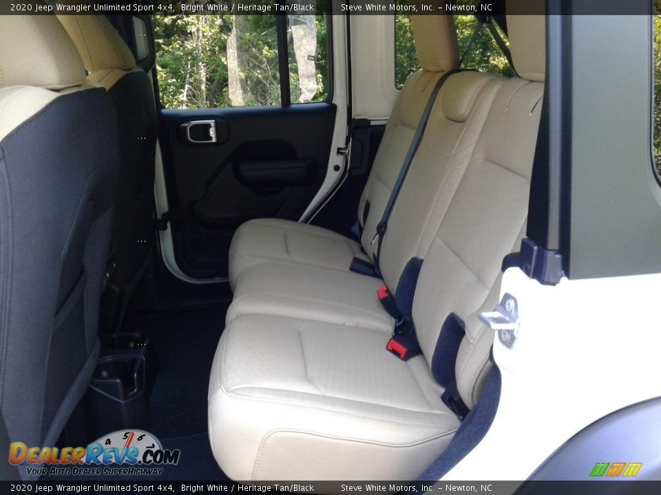 Rear Seat of 2020 Jeep Wrangler Unlimited Sport 4x4 Photo #13