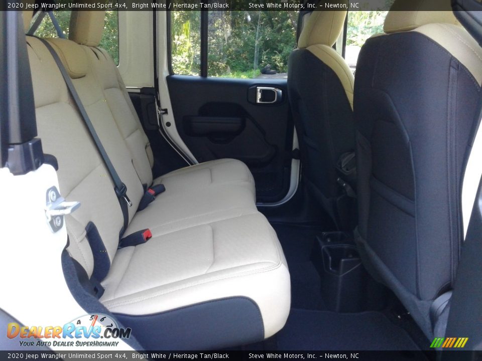 Rear Seat of 2020 Jeep Wrangler Unlimited Sport 4x4 Photo #15