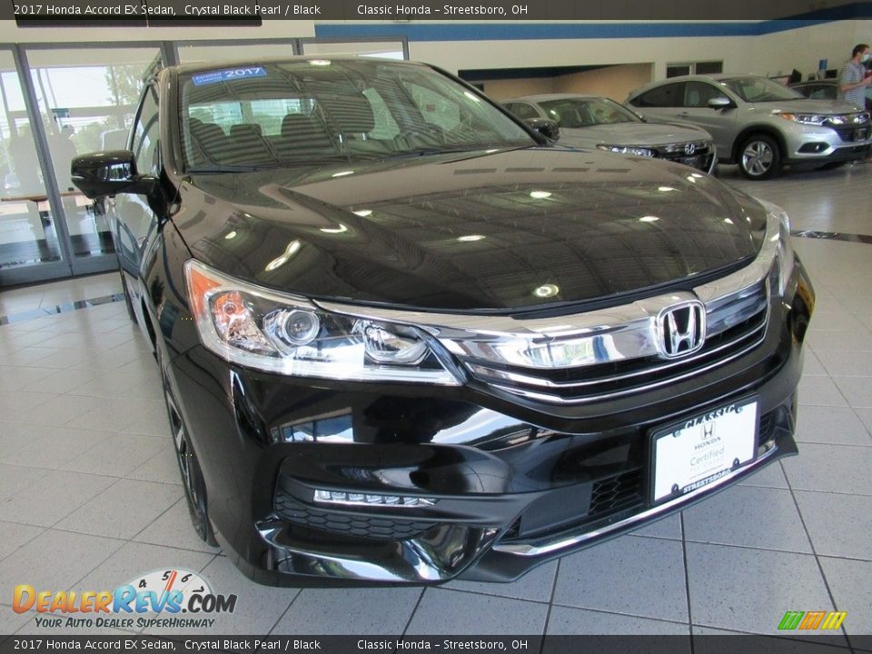 2017 Honda Accord EX Sedan Crystal Black Pearl / Black Photo #6