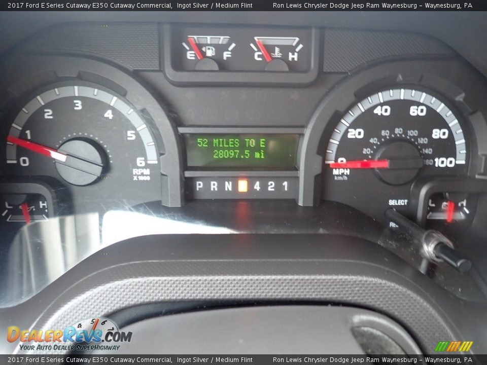 2017 Ford E Series Cutaway E350 Cutaway Commercial Gauges Photo #19