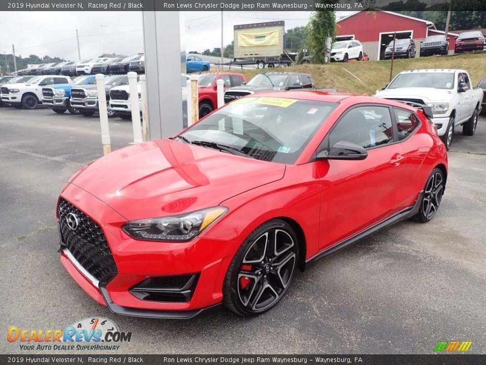 Front 3/4 View of 2019 Hyundai Veloster N Photo #1