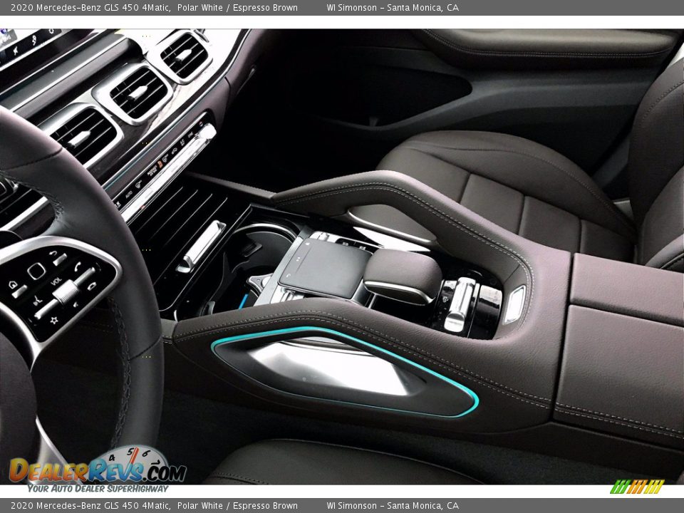 2020 Mercedes-Benz GLS 450 4Matic Polar White / Espresso Brown Photo #7