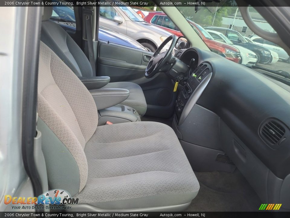 2006 Chrysler Town & Country Touring Bright Silver Metallic / Medium Slate Gray Photo #13