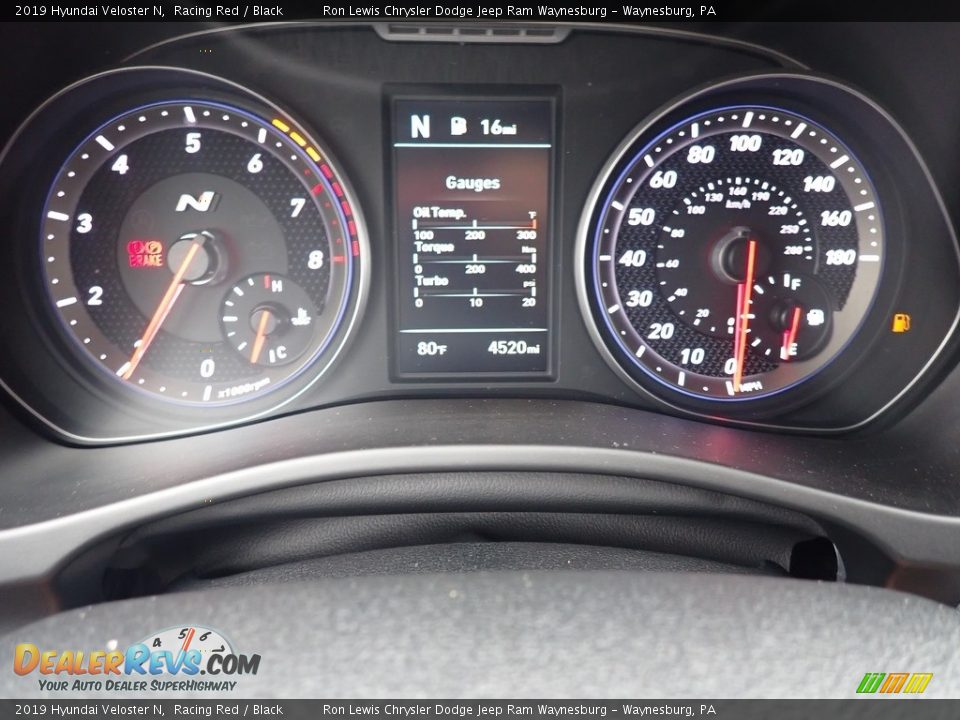 2019 Hyundai Veloster N Gauges Photo #15