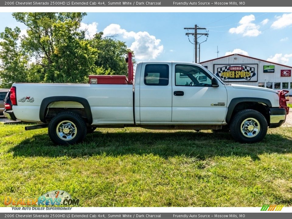 2006 Chevrolet Silverado 2500HD LS Extended Cab 4x4 Summit White / Dark Charcoal Photo #2