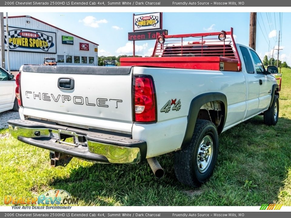 2006 Chevrolet Silverado 2500HD LS Extended Cab 4x4 Summit White / Dark Charcoal Photo #6