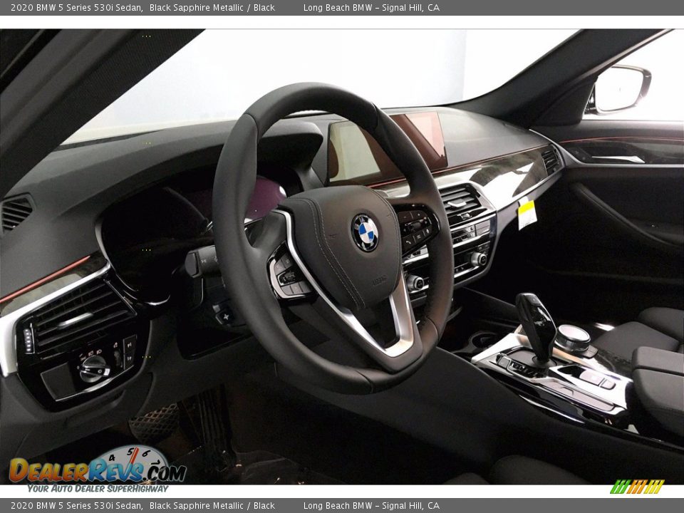 2020 BMW 5 Series 530i Sedan Black Sapphire Metallic / Black Photo #7