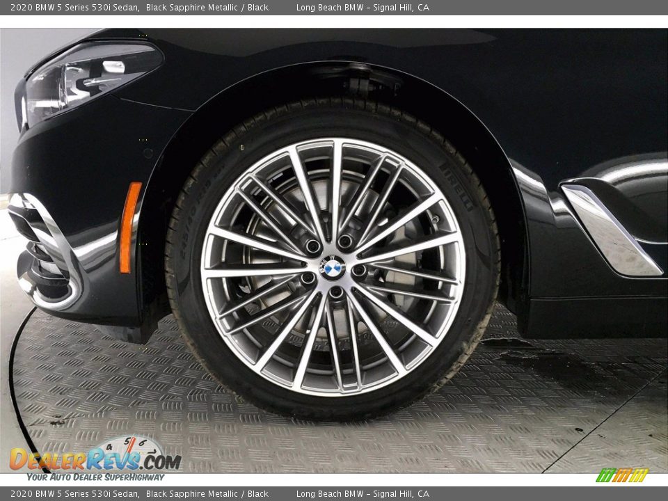 2020 BMW 5 Series 530i Sedan Black Sapphire Metallic / Black Photo #12