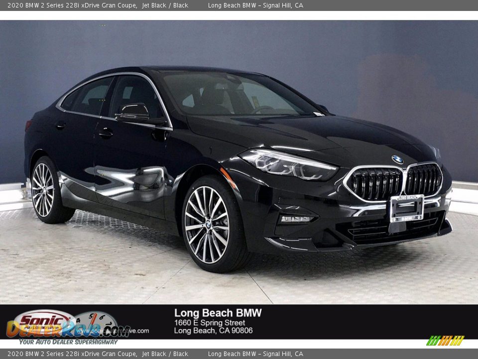 2020 BMW 2 Series 228i xDrive Gran Coupe Jet Black / Black Photo #1