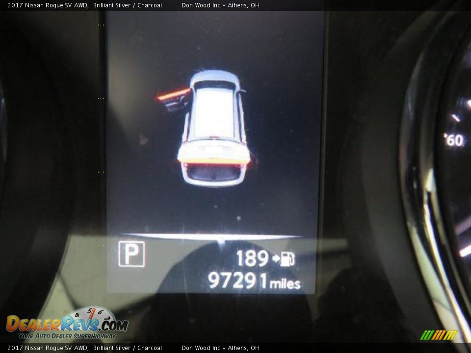 2017 Nissan Rogue SV AWD Brilliant Silver / Charcoal Photo #30