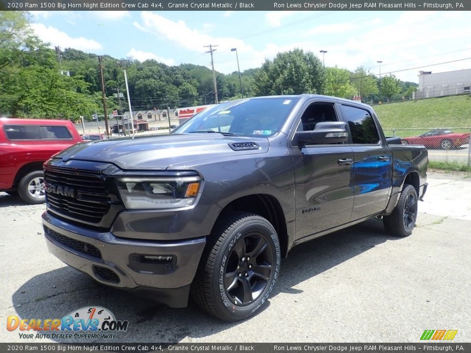 2020 Ram 1500 Big Horn Night Edition Crew Cab 4x4 Granite Crystal Metallic / Black Photo #1