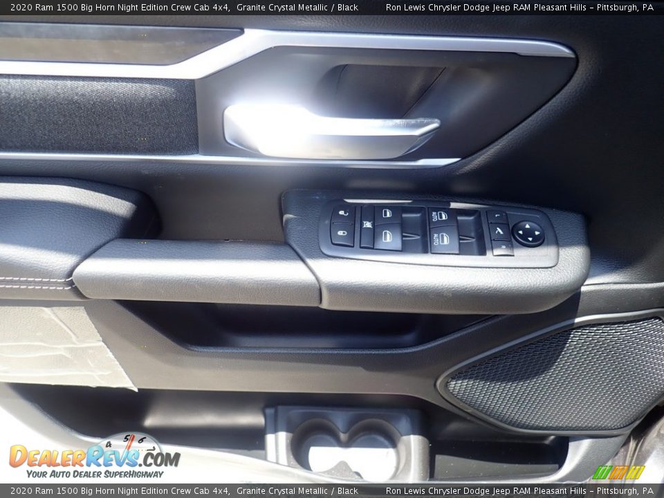 2020 Ram 1500 Big Horn Night Edition Crew Cab 4x4 Granite Crystal Metallic / Black Photo #11